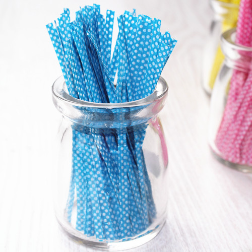 封口鐵線-3  藍底白底10克*1