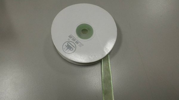 緞帶-7 蘋果綠雪紗帶(寬2cm)*5碼